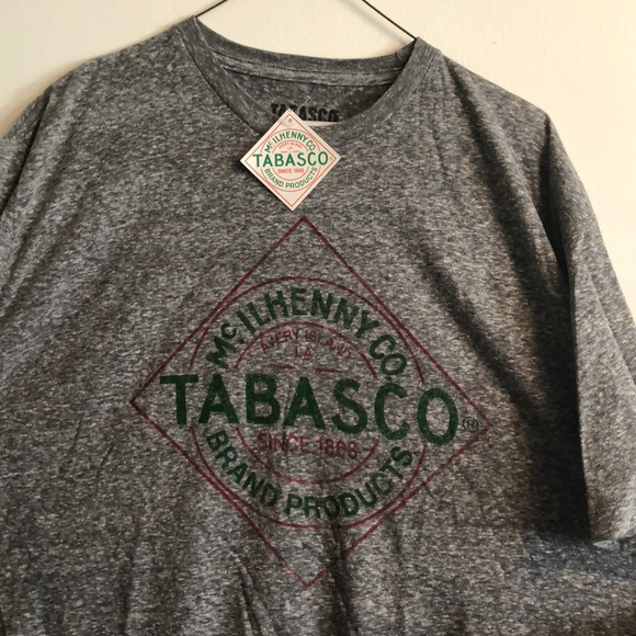 Other - SOFT Heather grey men's XL Tabasco tee-shirt NWT!